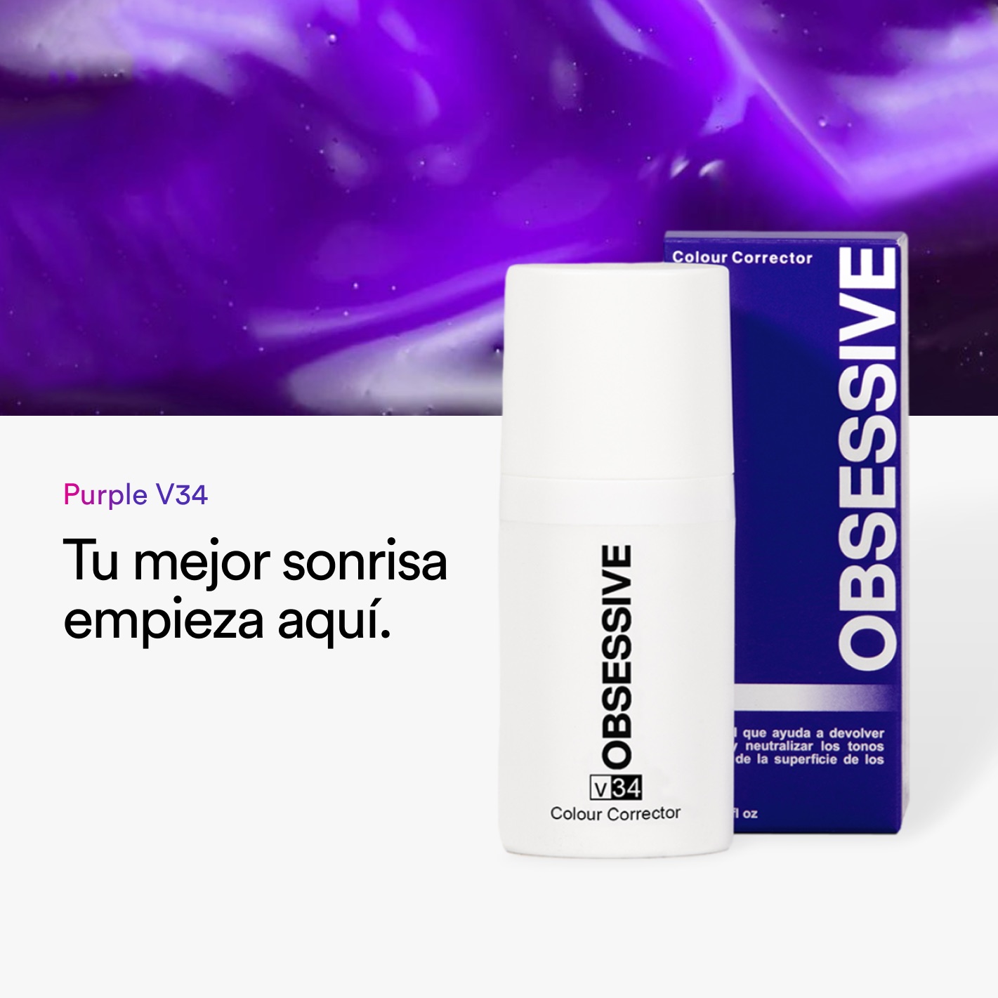 Purple V34 · Gel corrector de tono — foto 5